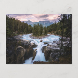 Waterfalls   Jasper National Park, Canada Postcard