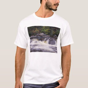 Waterfalls, Kancamagus Highway, White T-Shirt