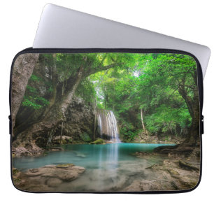 Waterfalls Kanchanaburi, Thailand Laptop Sleeve