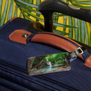 Waterfalls Kanchanaburi, Thailand Luggage Tag