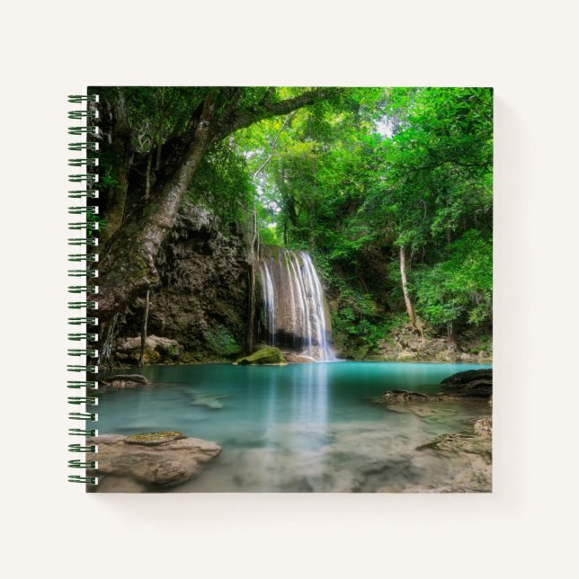 Waterfalls | Kanchanaburi, Thailand Notebook (Front)