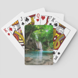Waterfalls Kanchanaburi, Thailand Playing Cards