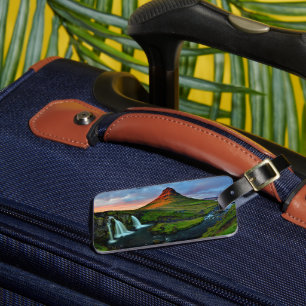 Waterfalls   Kirkjufell, Iceland Luggage Tag