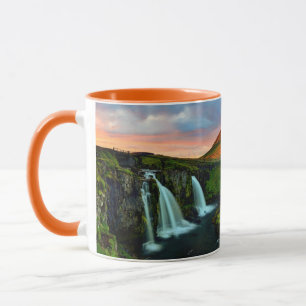 Waterfalls   Kirkjufell, Iceland Mug
