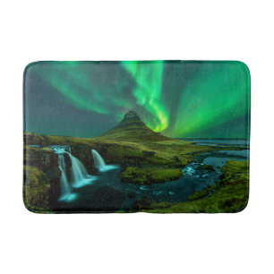 Waterfalls Kirkjufellfoss Waterfall, Iceland Bath Mat