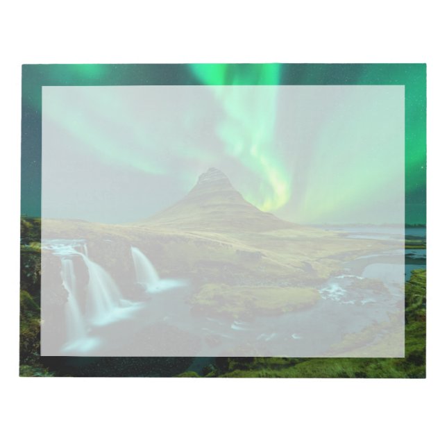 Waterfalls | Kirkjufellfoss Waterfall, Iceland Notepad (Front)