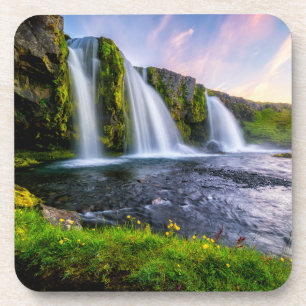 Waterfalls Kirkjufellsfoss, Iceland Coaster