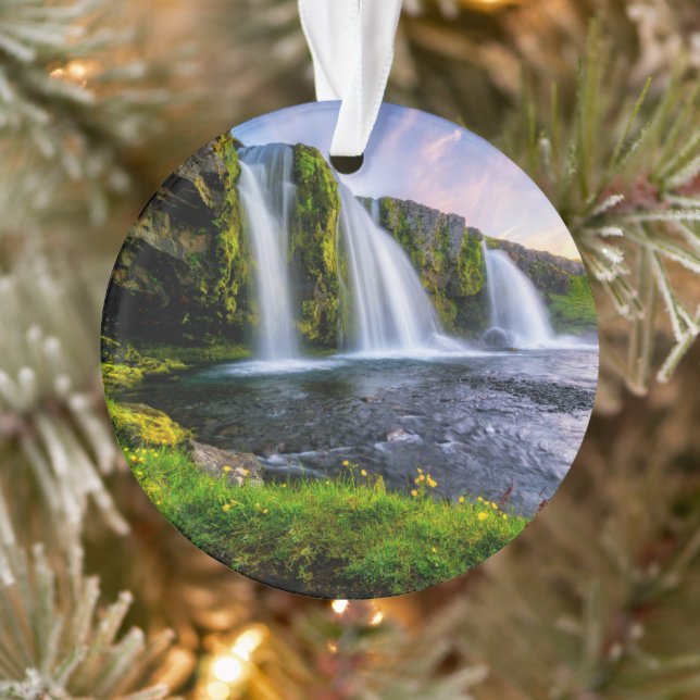 Waterfalls | Kirkjufellsfoss, Iceland Ornament (Tree)