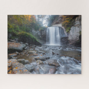 Waterfalls   Looking Glass Waterfalls Jigsaw Puzzle