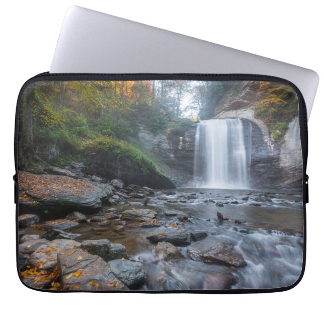 Waterfalls | Looking Glass Waterfalls Laptop Sleeve (Front)