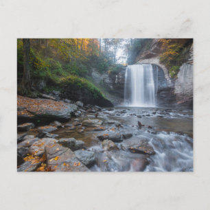 Waterfalls   Looking Glass Waterfalls Postcard