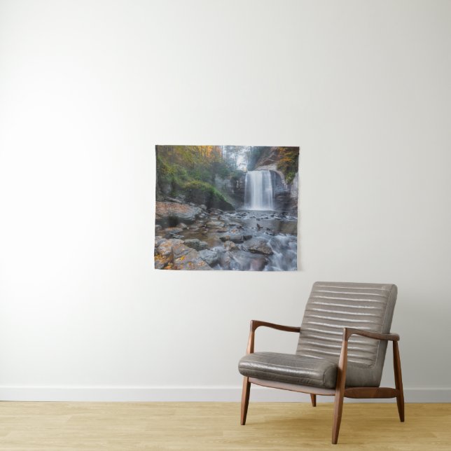 Waterfalls | Looking Glass Waterfalls Tapestry (In Situ (Horizontal))