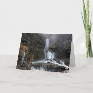Waterfalls Los Chorros Waterfall Card