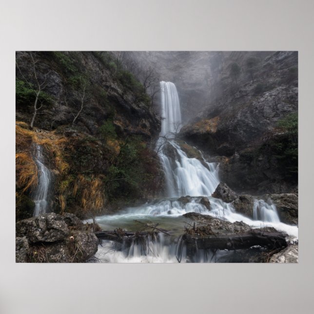 Waterfalls | Los Chorros Waterfall Poster (Front)