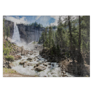 Waterfalls   Nevada Fall, Yosemite, CA Cutting Board