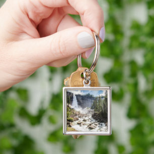 Waterfalls   Nevada Fall, Yosemite, CA Key Ring