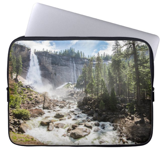Waterfalls | Nevada Fall, Yosemite, CA Laptop Sleeve (Front)