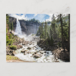 Waterfalls   Nevada Fall, Yosemite, CA Postcard