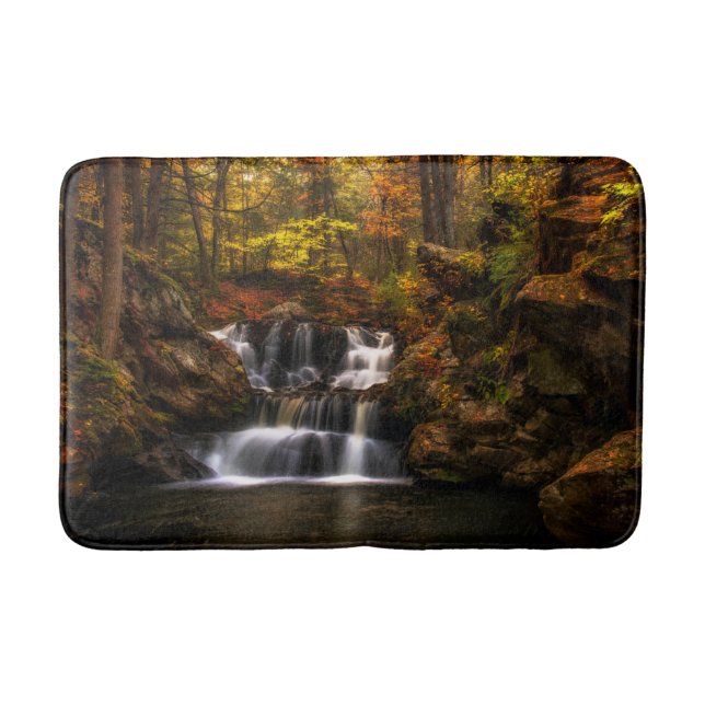 Waterfalls | New England Connecticut Bath Mat (Front)