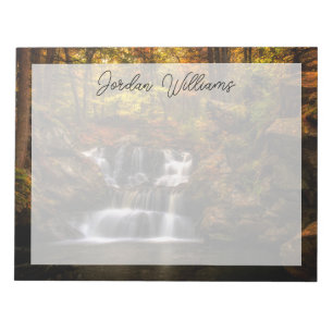 Waterfalls New England Connecticut Notepad