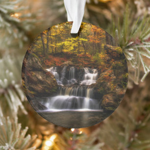 Waterfalls   New England Connecticut Ornament