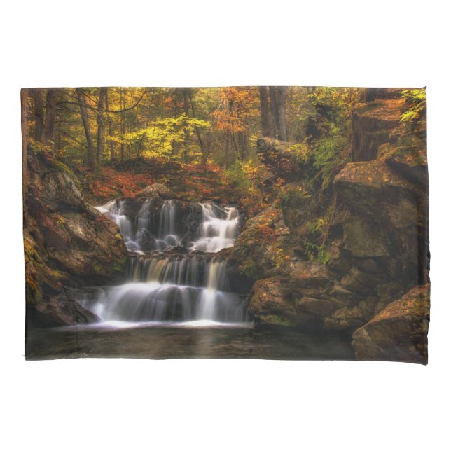Waterfalls | New England Connecticut Pillowcase (Front)