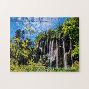 Waterfalls of Plitvice Lakes Croatia Jigsaw Puzzle