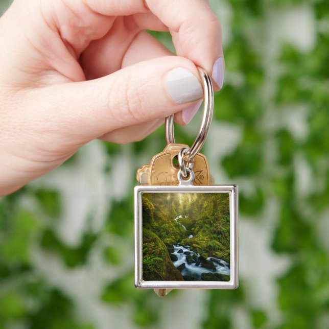 Waterfalls | Olympic National Park, Washington Key Ring (Hand)