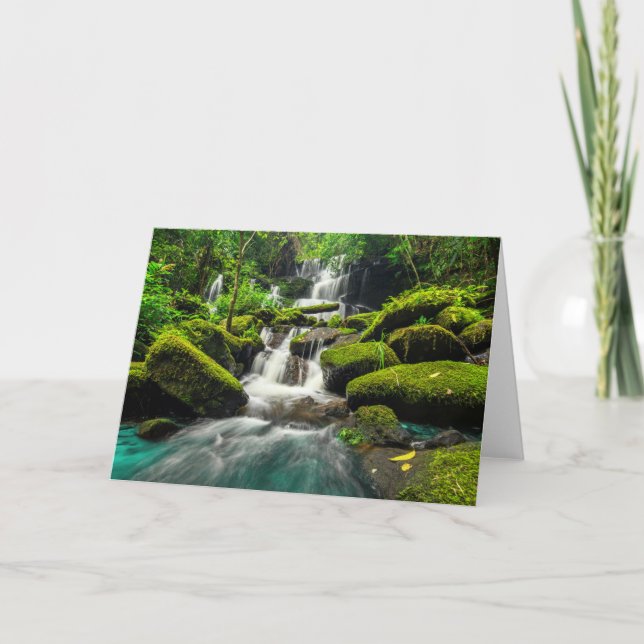 Waterfalls | Phu Tub Berk Mountain, Thailand Card (Front)