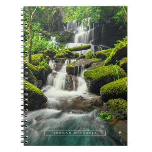 Waterfalls   Phu Tub Berk Mountain, Thailand Notebook