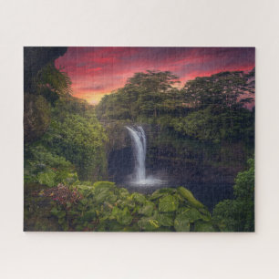 Waterfalls   Rainbow Falls, Hilo, Hawaii Jigsaw Puzzle