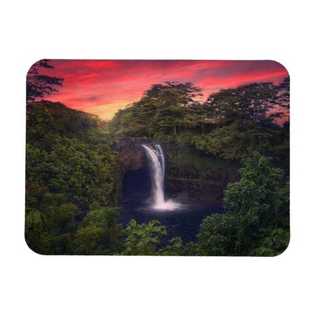 Waterfalls | Rainbow Falls, Hilo, Hawaii Magnet (Horizontal)