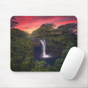 Waterfalls Rainbow Falls, Hilo, Hawaii Mouse Mat