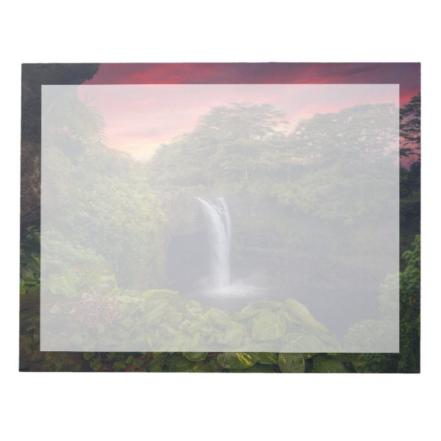 Waterfalls | Rainbow Falls, Hilo, Hawaii Notepad (Front)