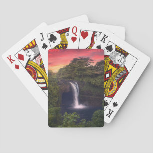 Waterfalls   Rainbow Falls, Hilo, Hawaii Playing Cards