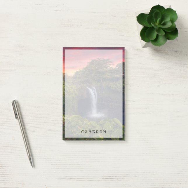 Waterfalls | Rainbow Falls, Hilo, Hawaii Post-it Notes (Office)