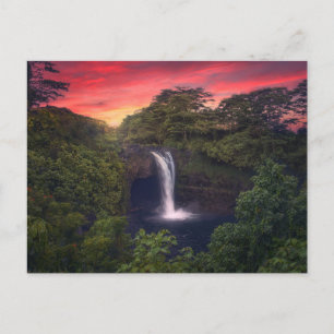 Waterfalls   Rainbow Falls, Hilo, Hawaii Postcard