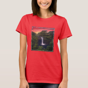 Waterfalls Rainbow Falls, Hilo, Hawaii T-Shirt