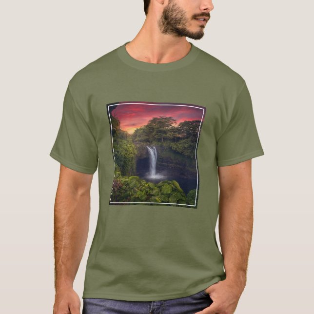 Waterfalls | Rainbow Falls, Hilo, Hawaii T-Shirt (Front)