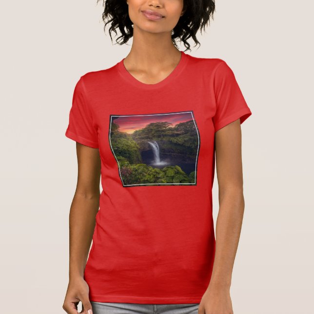 Waterfalls | Rainbow Falls, Hilo, Hawaii T-Shirt (Front)