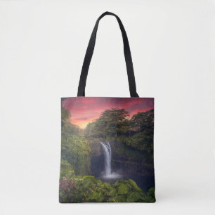 Waterfalls Rainbow Falls, Hilo, Hawaii Tote Bag