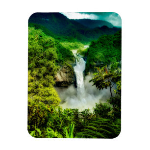 Waterfalls San Rafael Falls, Ecuador Magnet