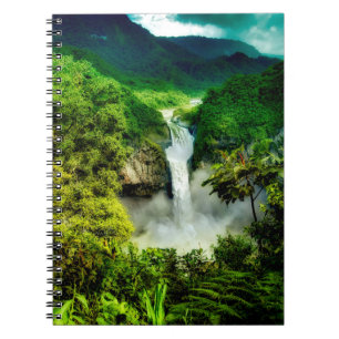 Waterfalls San Rafael Falls, Ecuador Notebook