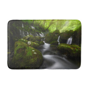 Waterfalls   Satoyama Kisakata Waterfalls Bath Mat