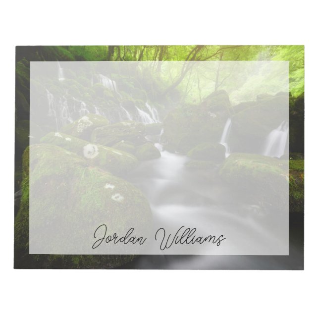 Waterfalls | Satoyama Kisakata Waterfalls Notepad (Front)