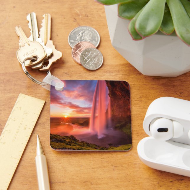 Waterfalls | Seljalandsfoss Waterfall Key Ring (Desk)