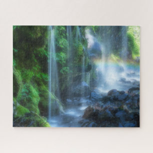 Waterfalls Shinmata Ravine, Japan Jigsaw Puzzle