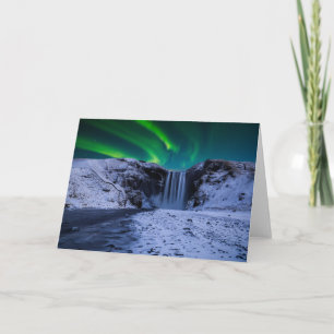 Waterfalls   Skógafoss Waterfall Card