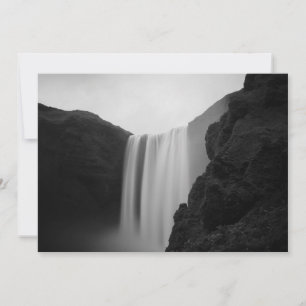 Waterfalls Skogafoss Waterfall, Iceland Thank You Card