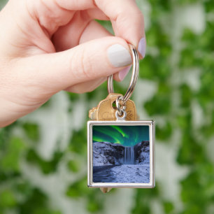 Waterfalls Skógafoss Waterfall Key Ring